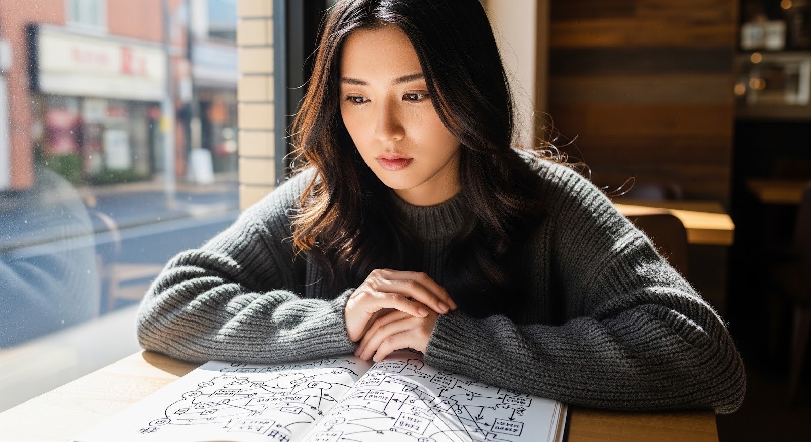 考え込む女性